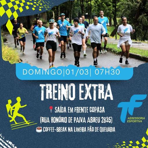 Capa do evento Treino Extra TF assessoria esportiva