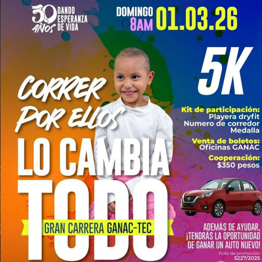 Capa do evento GANAC 5K  - 2026 Culiac�n