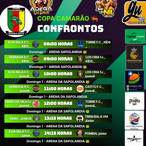 Event cover COPA CAMAR�O - CATEGORIA KIDS 