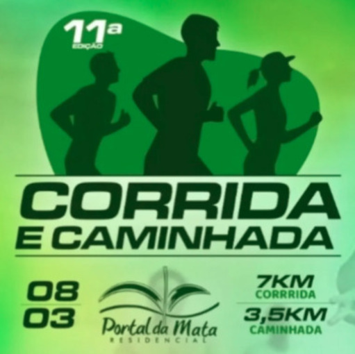 Event cover 11� CORRIDA E CAMINHADA PORTAL DA MATA - JMD
