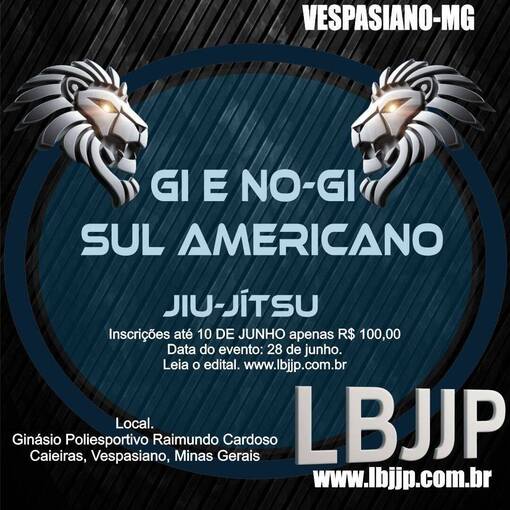 Event cover Gi e No-Gi Sul Americano de Jiu-jitsu LBJJP