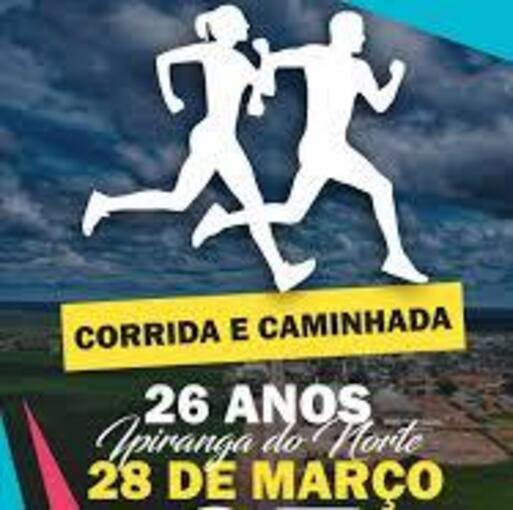 Couverture de l'�v�nement CORRIDA E CAMINHADA 26 ANOS IPIRANGA DO NORTE