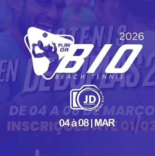 Capa do evento TORNEIO PLAY DA BIO - 2026