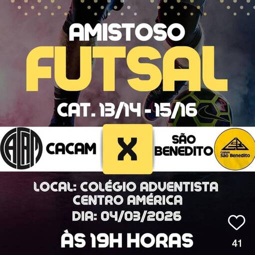 Event cover AMISTOSO FUTSAL 