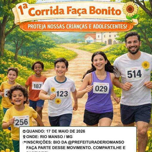 Event cover 1� CORRIDA FA�A BONITO - RIO MANSO 2026