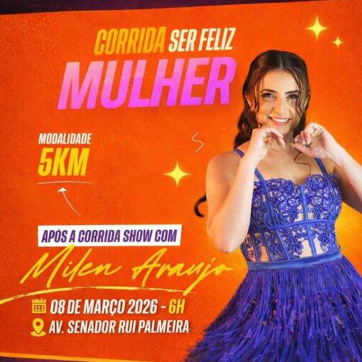 Event cover CORRIDA SER FELIZ MULHER