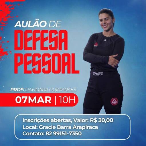 Capa do evento Aul�o de Defesa Pessoal( GRACIE BARRA ARAPIRACA)