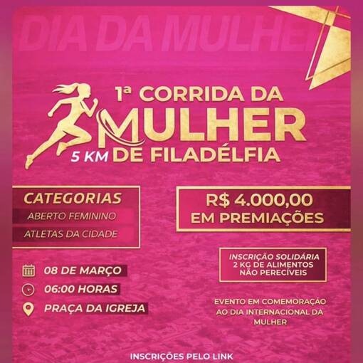 Event cover 1� Corrida da Mulher de Filadelfia