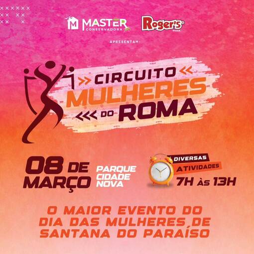 Capa do evento Circuito Mulheres do Roma