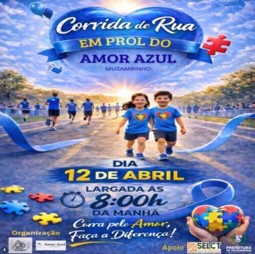Event cover Corrida de Rua em Prol do Amor Azul