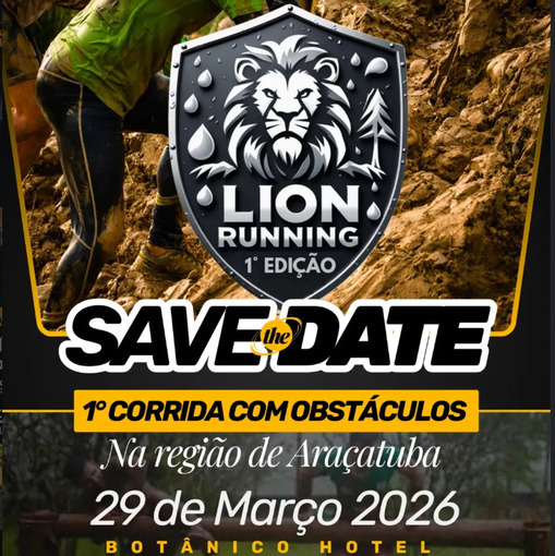 Event cover Lion Running Corrida com Obst�culos