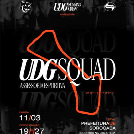 Event cover UDG Running Crew - UDG Squad - Prefeitura de Sorocaba