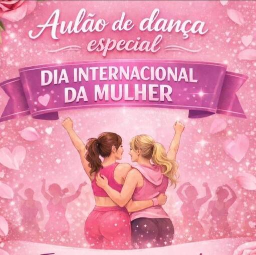 Capa do evento Aul�o de dan�a Dia Internacional da Mulher
