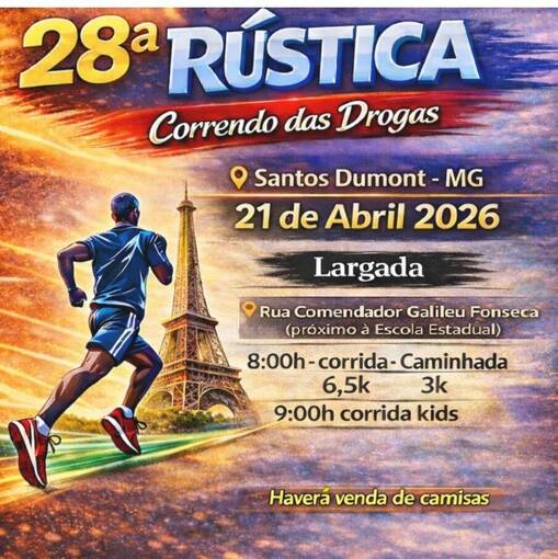 Event cover 28� R�STICA CORRENDO DAS DROGAS