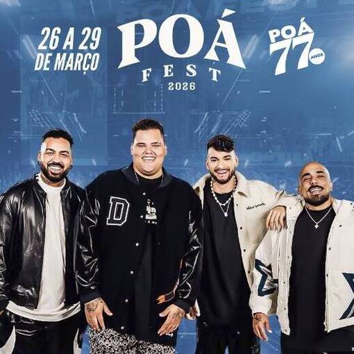 Event cover MENOS � MAIS - PO� FEST 2026 -  Po�-SP (SEXTA 27/03)