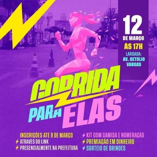 Event cover Corrida Para Elas