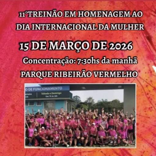 Event cover 11 Trein�o em Homenagem ao dia Internacional da Mulher