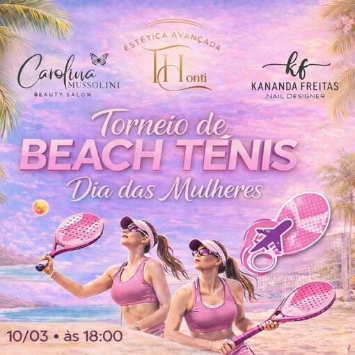 Event cover Torneio de Beach Tennis - Dia das mulheres