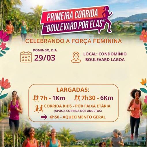 Event cover 1� Corrida Boulevard por Elas