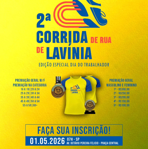 Event cover 2� Corrida de rua de Lav�nia