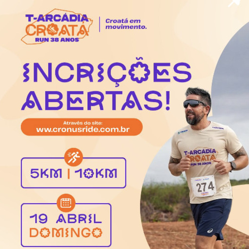 Capa do evento T-ARC�DIA CROAT� RUN