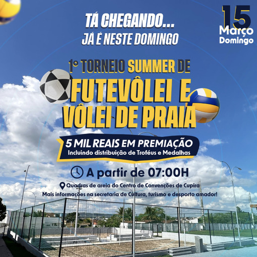 Event cover 1� Torneio Summer de Futev�lei e V�lei de Praia