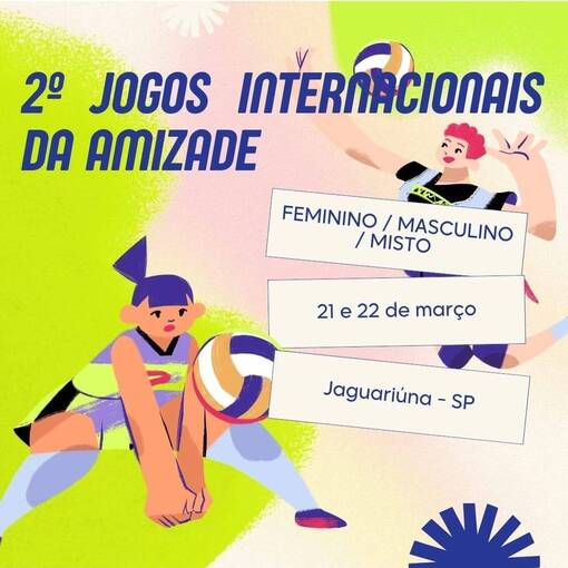 Portada del evento 2� JOGOS INTERNACIONAIS DA AMIZADE - JAGUARI�NA