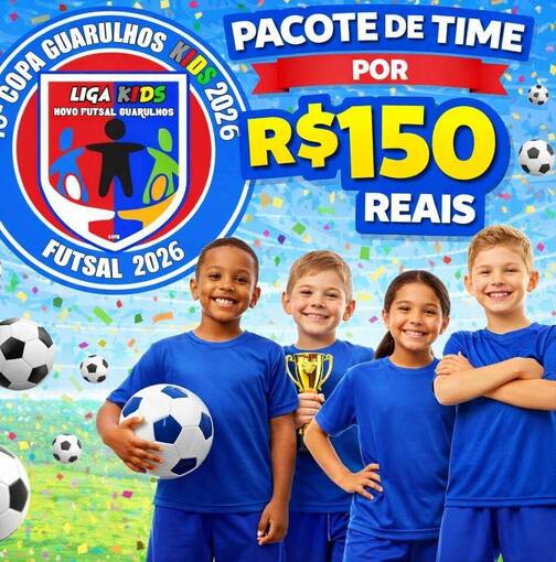 Event cover FUTSAL COPA GUARULHOS KIDS - Domingo dia 15/03 Asmg Bom Clima