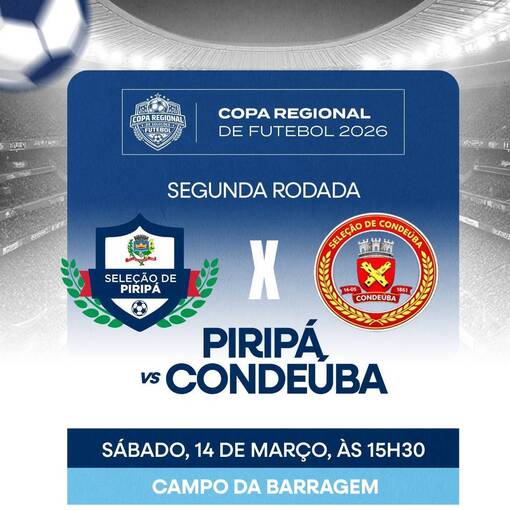 Event cover COPA REGIONAL DE FUTEBOL 2026 - Etapa de Pirip� 