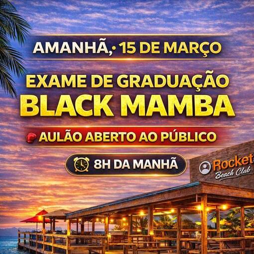 Copertura dell'evento BLACK MAMBA - EXAME DE GRADUA��O