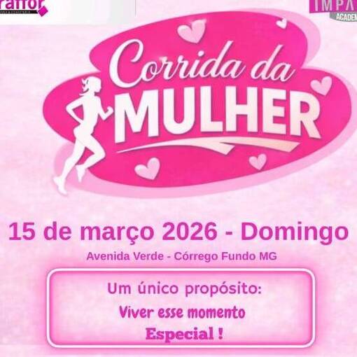 Event cover CORRIDA DA MULHER EM CORREGO FUNDO