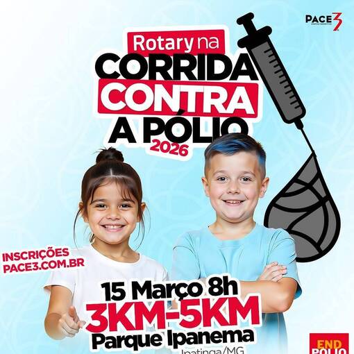 Event cover Rotary na Corrida Contra a P�lio - 2026