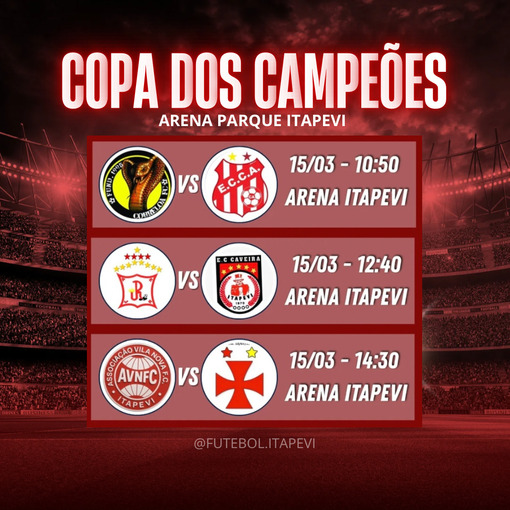 Capa do evento Copa Dos Campe�es 2026 