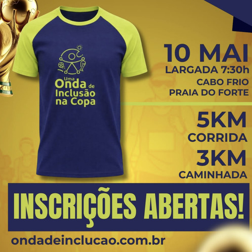 Portada del evento CORRIDA UMA ONDA NA COPA