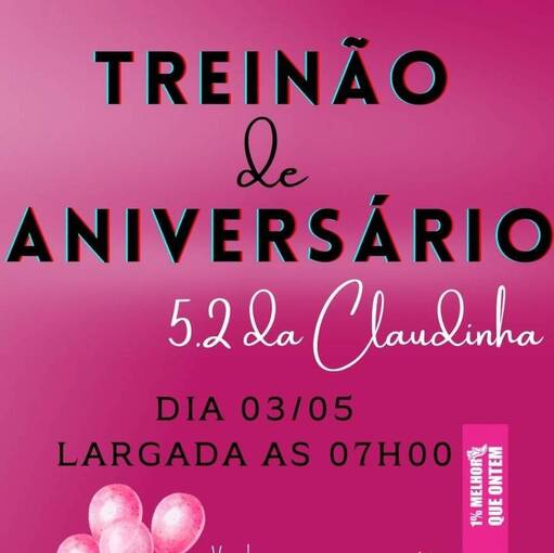Copertura dell'evento TREINÃO DE ANIVERSÁRIO - 5.2 DA CLAUDINHA