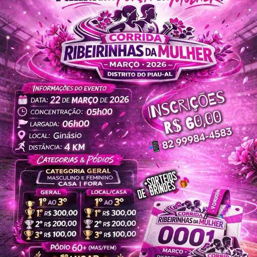 Event cover Corrida Ribeirinha da Mulher 2026