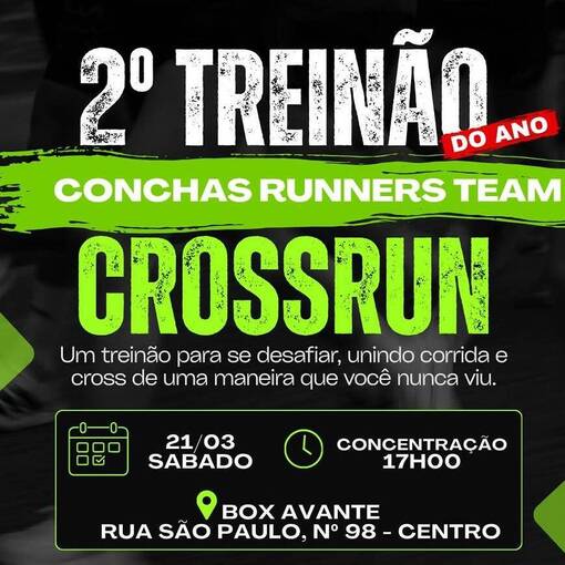 Event cover 2� Trein�o CrossRun | Conchas-SP