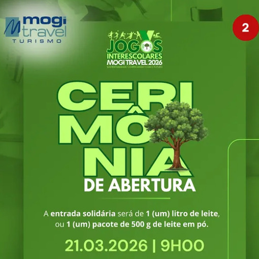 Naslovnica dogodka CERIMÔNIA ABERTURA DOS JOGOS ESCOLARES