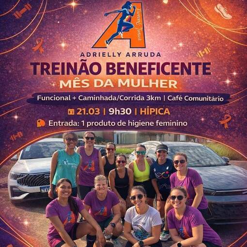 Couverture de l'�v�nement TREINAO BENEFICIENTE  - Adrielly Arruda