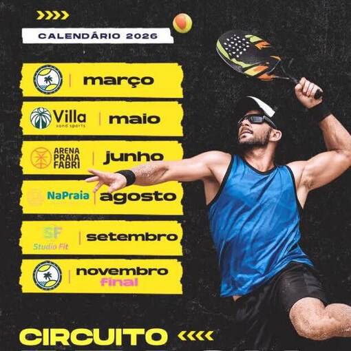 Event cover 1� Etapa Circuito Beach Tennis Vale do A�o