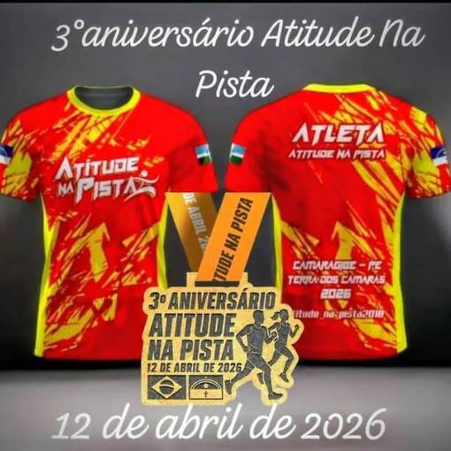 Couverture de l'�v�nement CORRIDA DE 3� ANIVERS�RIO ATITUDE NA PISTA