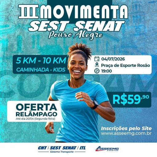 Event cover III Movimenta SEST SENAT Pouso Alegre