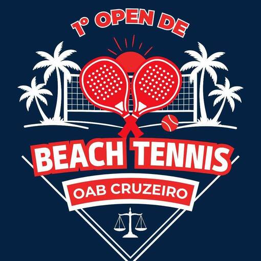 Capa do evento 1º Open de Beach Tennis OAB Cruzeiro