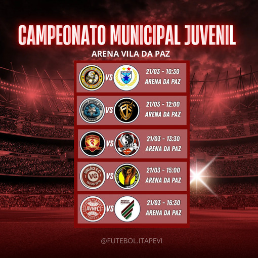 Portada del evento Campeonato Municipal Juvenil - Sub 18