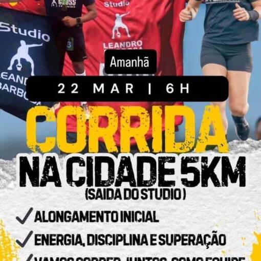 Portada del evento Corrida Studio Leandro Barbosa