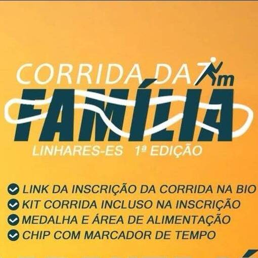 Portada del evento CORRIDA DA FAMILIA - 1� EDI��O NOTURNA