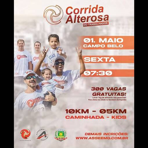 Event cover Corrida Alterosa do Trabalhador de Campo Belo