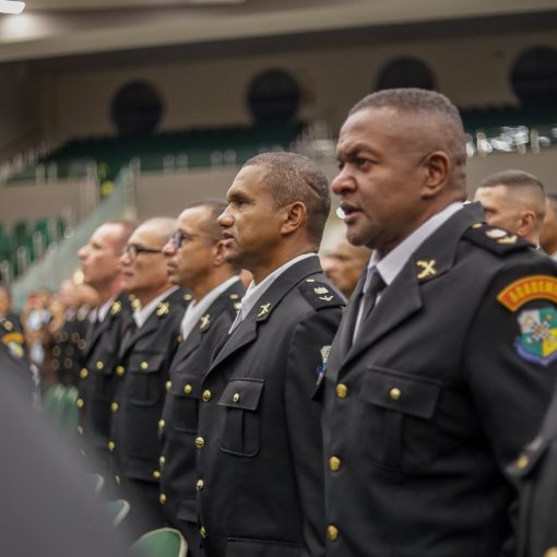 Portada del evento SOLENIDADE MILITAR DE COLA��O DE GRAU DO CURSO DE ADAPTA��O DE OFICIAIS COMPLEMENTARES DA PMMT - CAOC