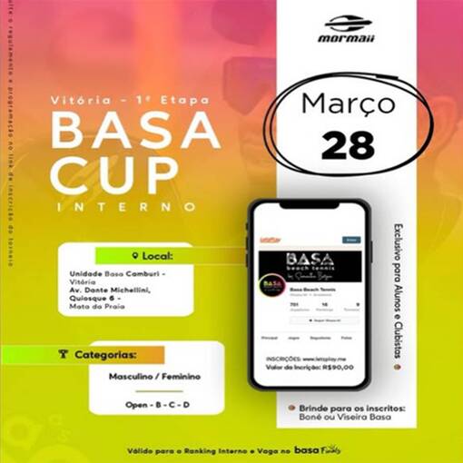Event cover  1� edi��o do BASA Cup Interno 2026