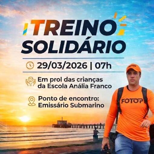 Event cover Treino solid�rio - Equipe N�utica Runners 